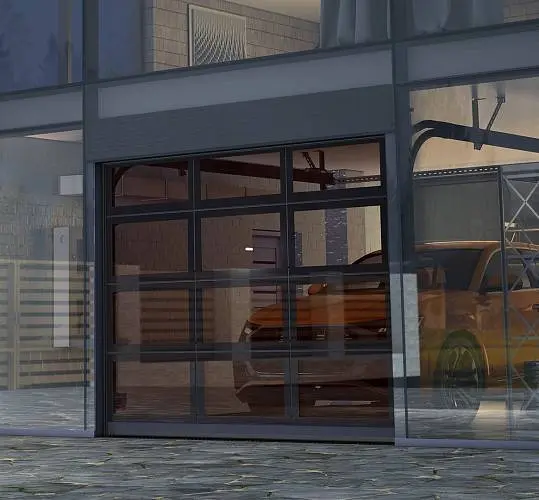 Будьте в тренде: «АЛЮТЕХ» представляет панорамные ворота с минеральным остеклением 